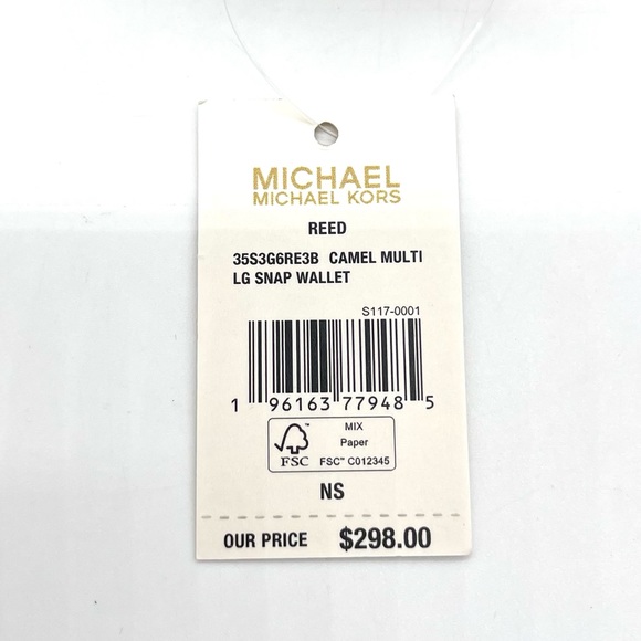 Michael Kors Reed Large Snap Bifold Wallet - Picture 6 of 7